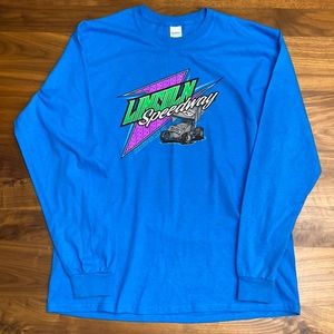 Lincoln Speedway Abbottstown Pa Long Sleeve T-Shirt Dirt Track Sprint Car Racing